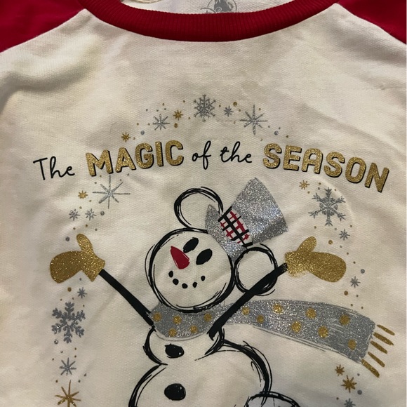 ‘Tis the Season! Snowman Mickey heavyweight long sleeve shirt. - Picture 3 of 4